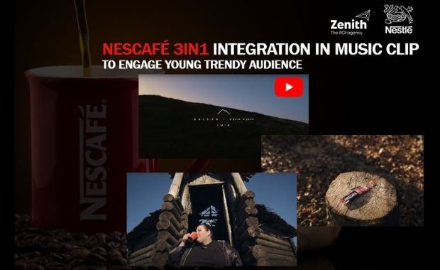 Nescafé 3in1 integration in music clip to engage young trendy audience